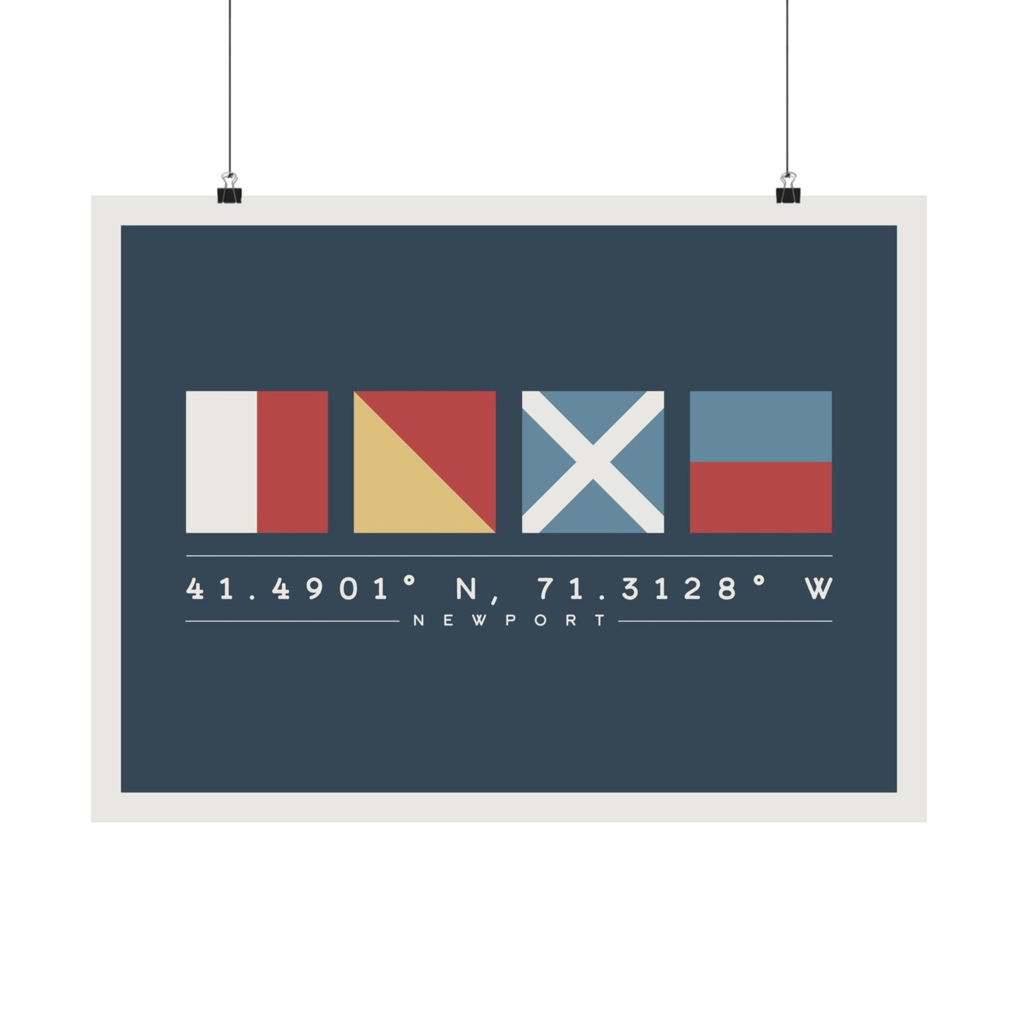 "HOME" Nautical Flags - Newport, RI