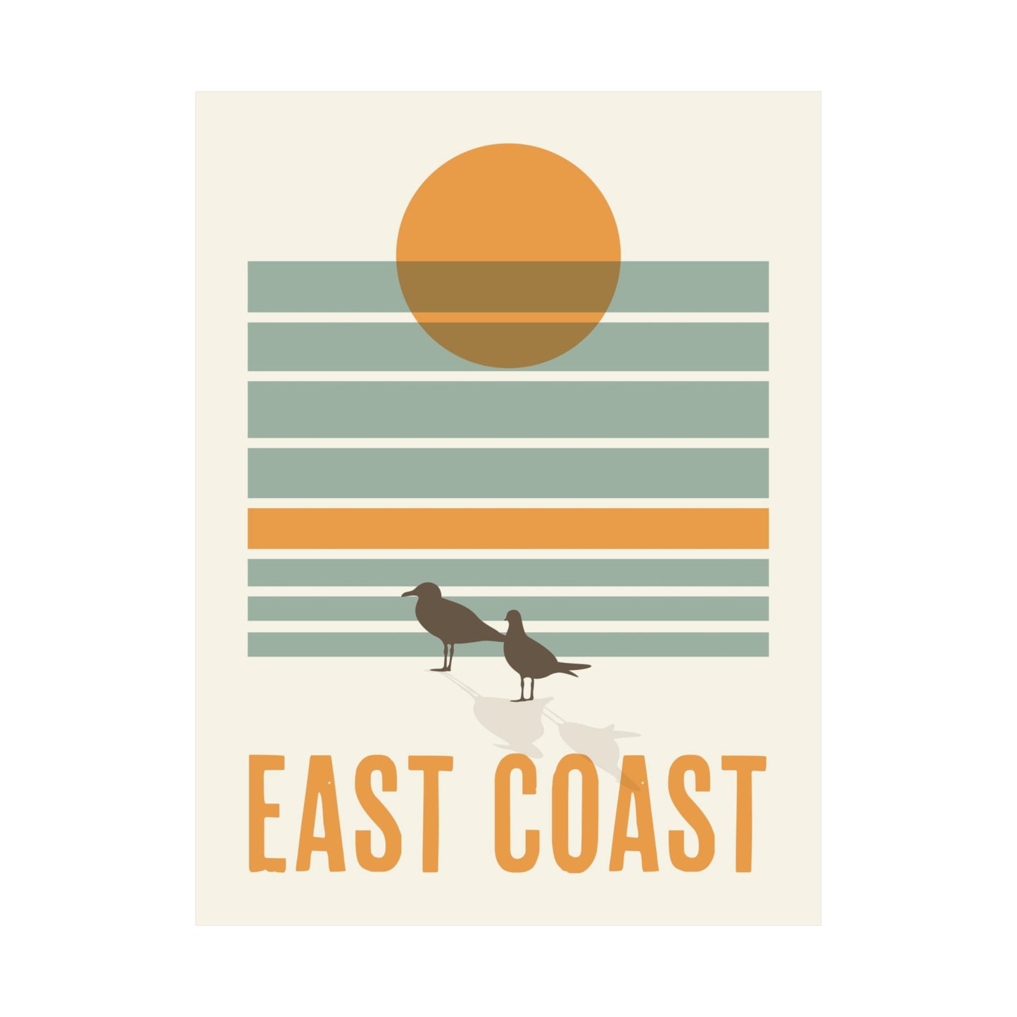 East Coast Vintage Poster