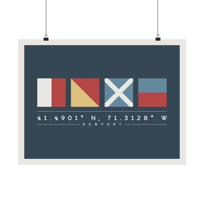"HOME" Nautical Flags - Newport, RI