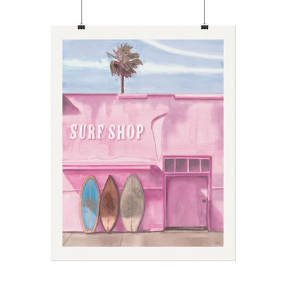 Surf Shop Watercolor