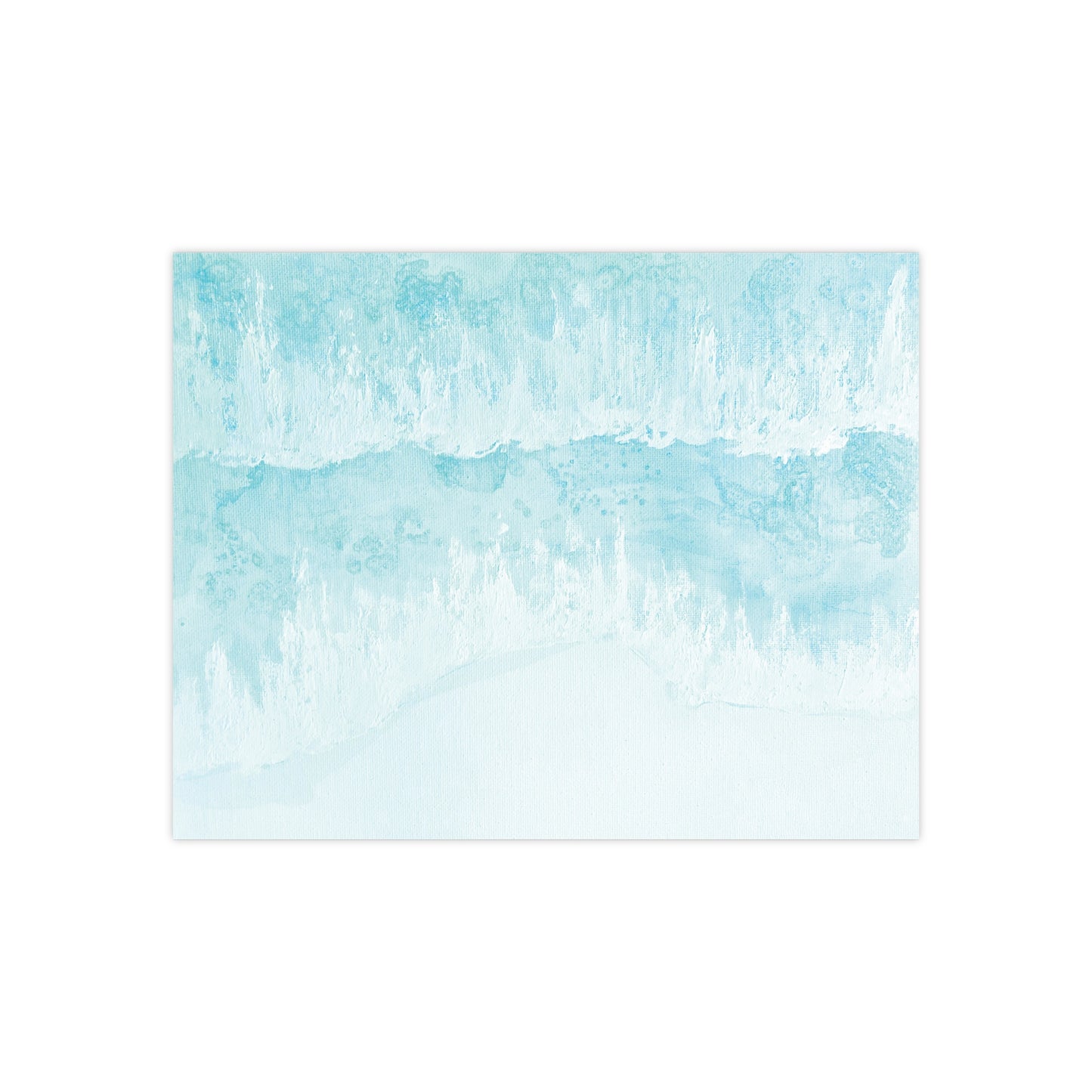 Coastal Waves Watercolor