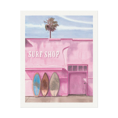 Surf Shop Watercolor