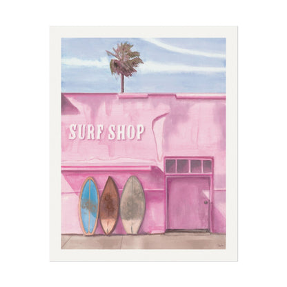 Surf Shop Watercolor